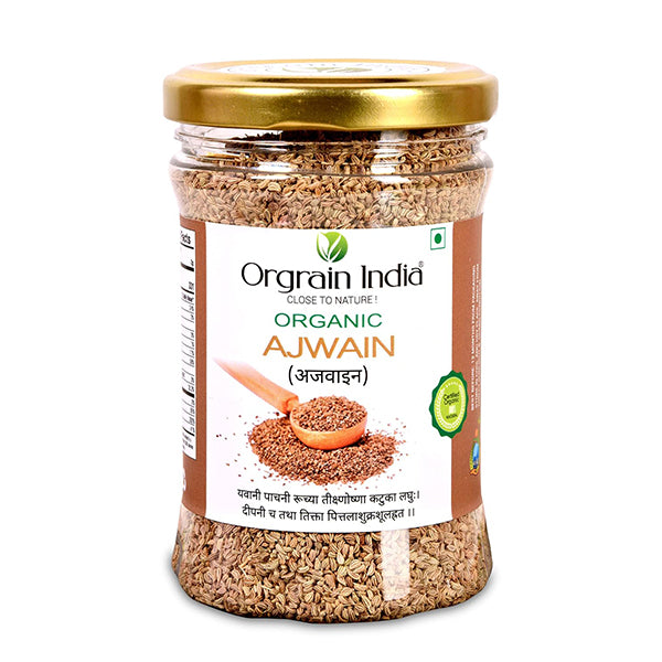 Orgrain India Organic Ajwain Whole 130g