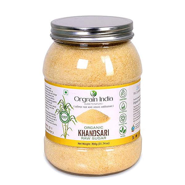 Orgrain India Organic Khandsari Raw Sugar 700g