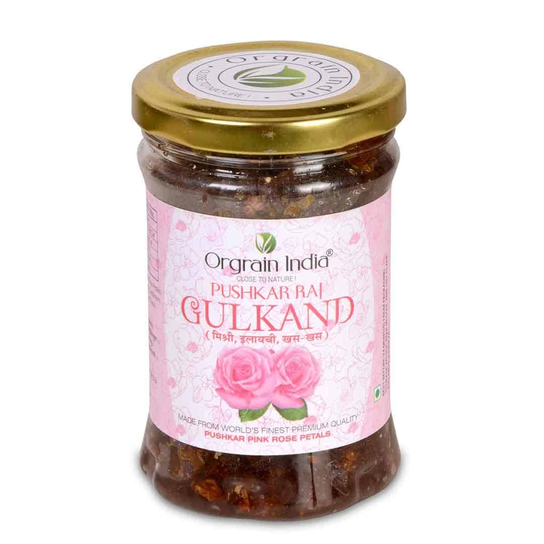 Pushkar Raj Gulkand 300g (Made from Organic Pink Rose Petals)