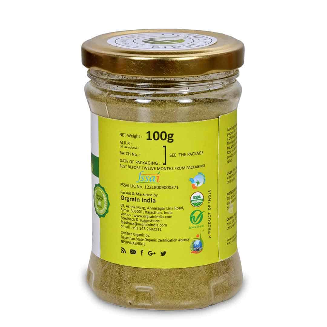 Organic Moringa Powder 100g