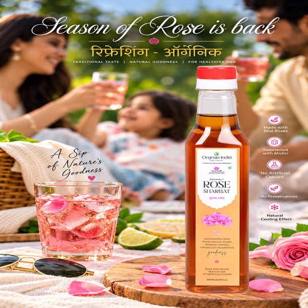 Orgrain India Pushkar Raj Rose (Gulab) Sharbat