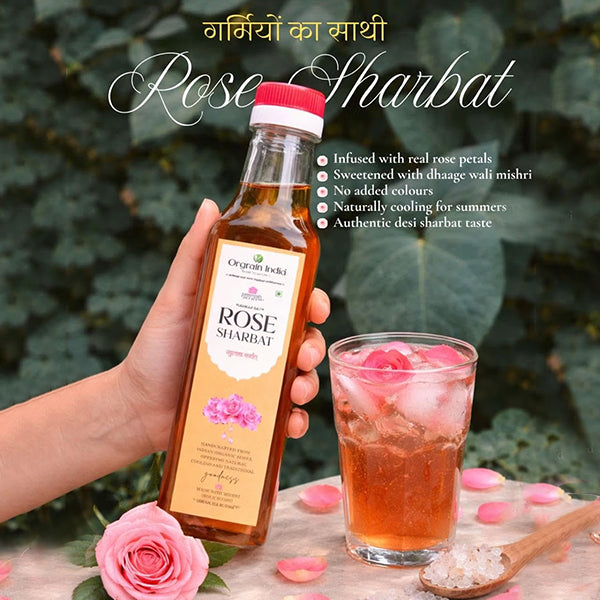 Orgrain India Pushkar Raj Rose (Gulab) Sharbat