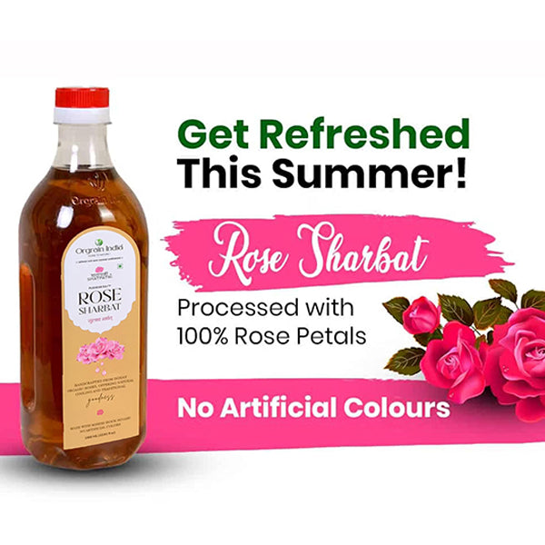 Orgrain India Pushkar Raj Rose (Gulab) Sharbat
