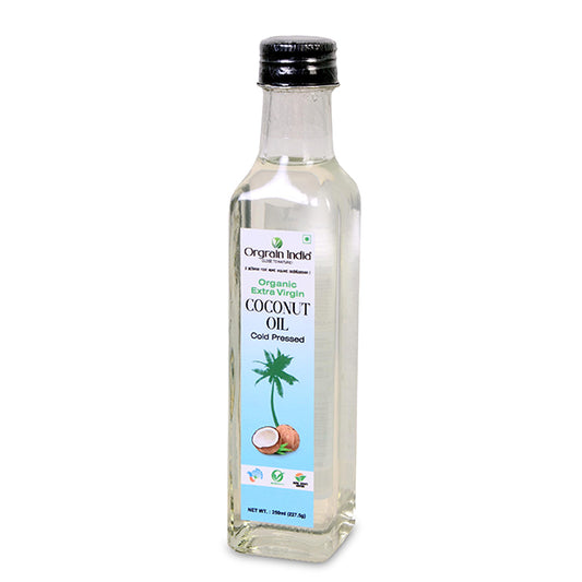 Orgrain India Certified Organic Raw Cold Pressed Extra Virgin Coconut Oil