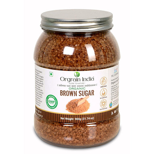 Orgrain India Organic Brown Sugar 900g