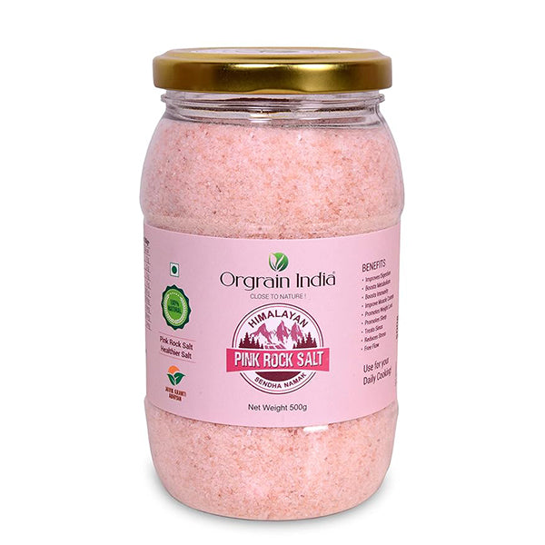 Orgrain India Himalayan Pink Salt Powder 500g