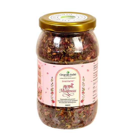 Orgrain India Shatpatri Rose (Gulab) Mukhwas 300g