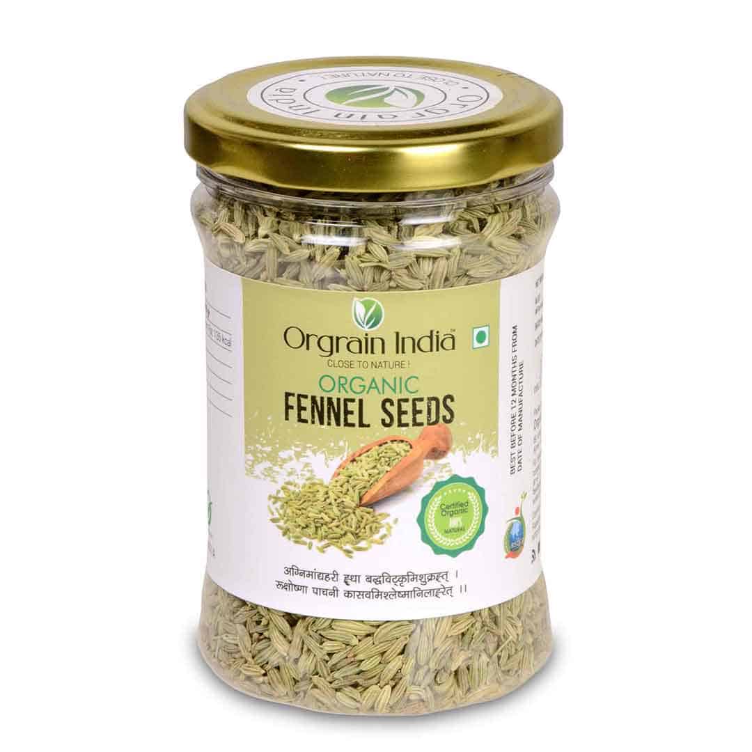 Organic Fennel Seeds 120g