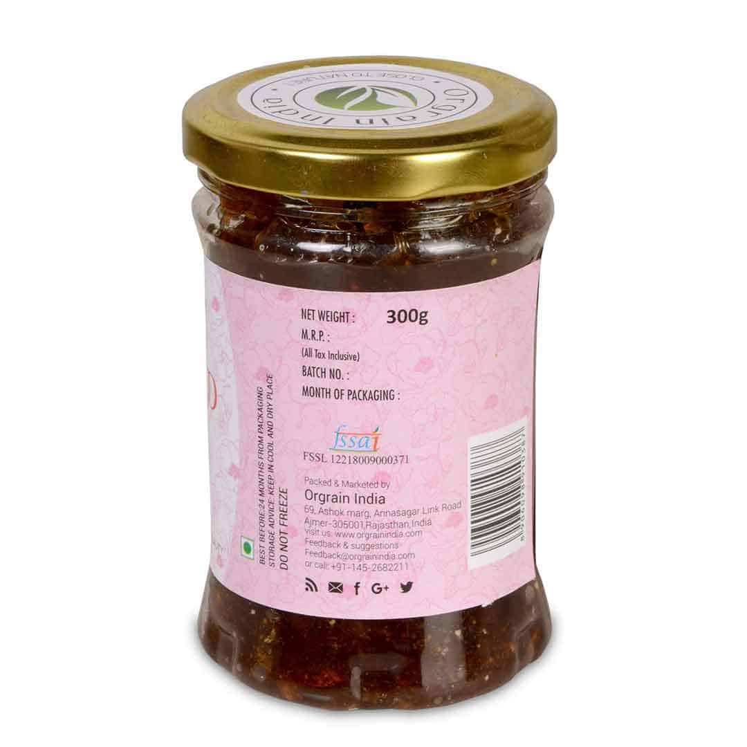 Pushkar Raj Gulkand 300g (Made from Organic Pink Rose Petals)