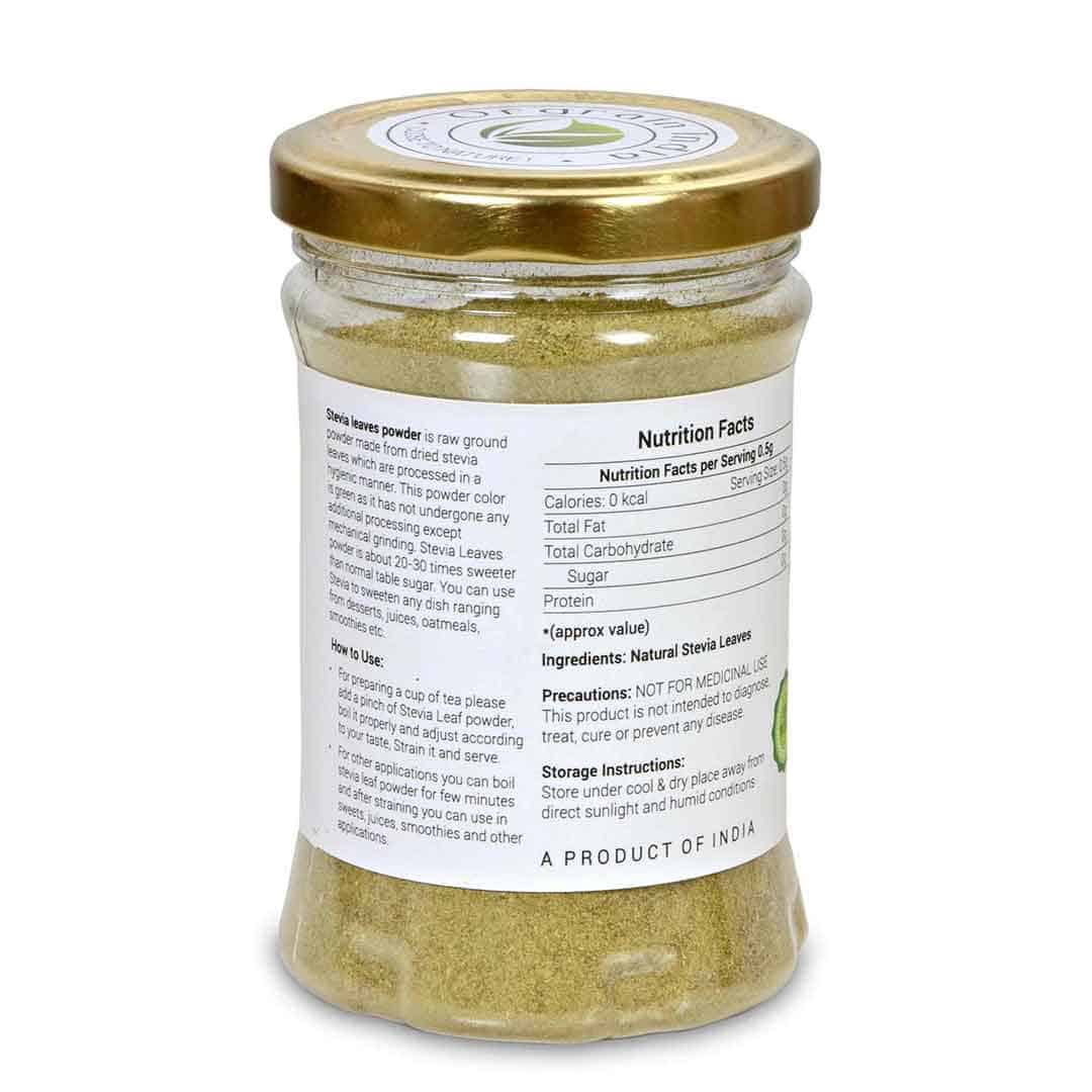 Organic Stevia Leaves Powder 100g