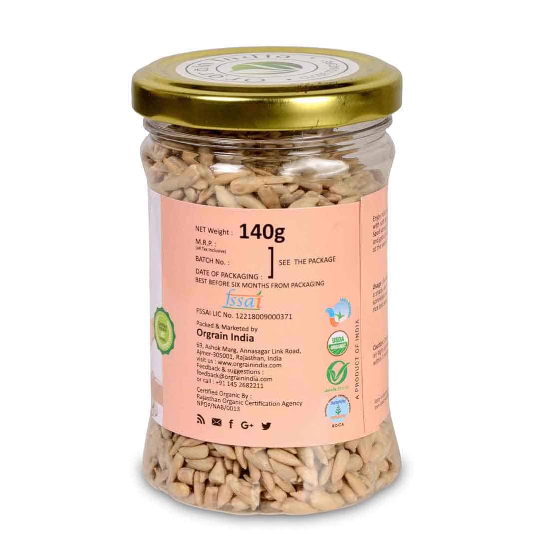 Organic Sunflower Seeds 140g