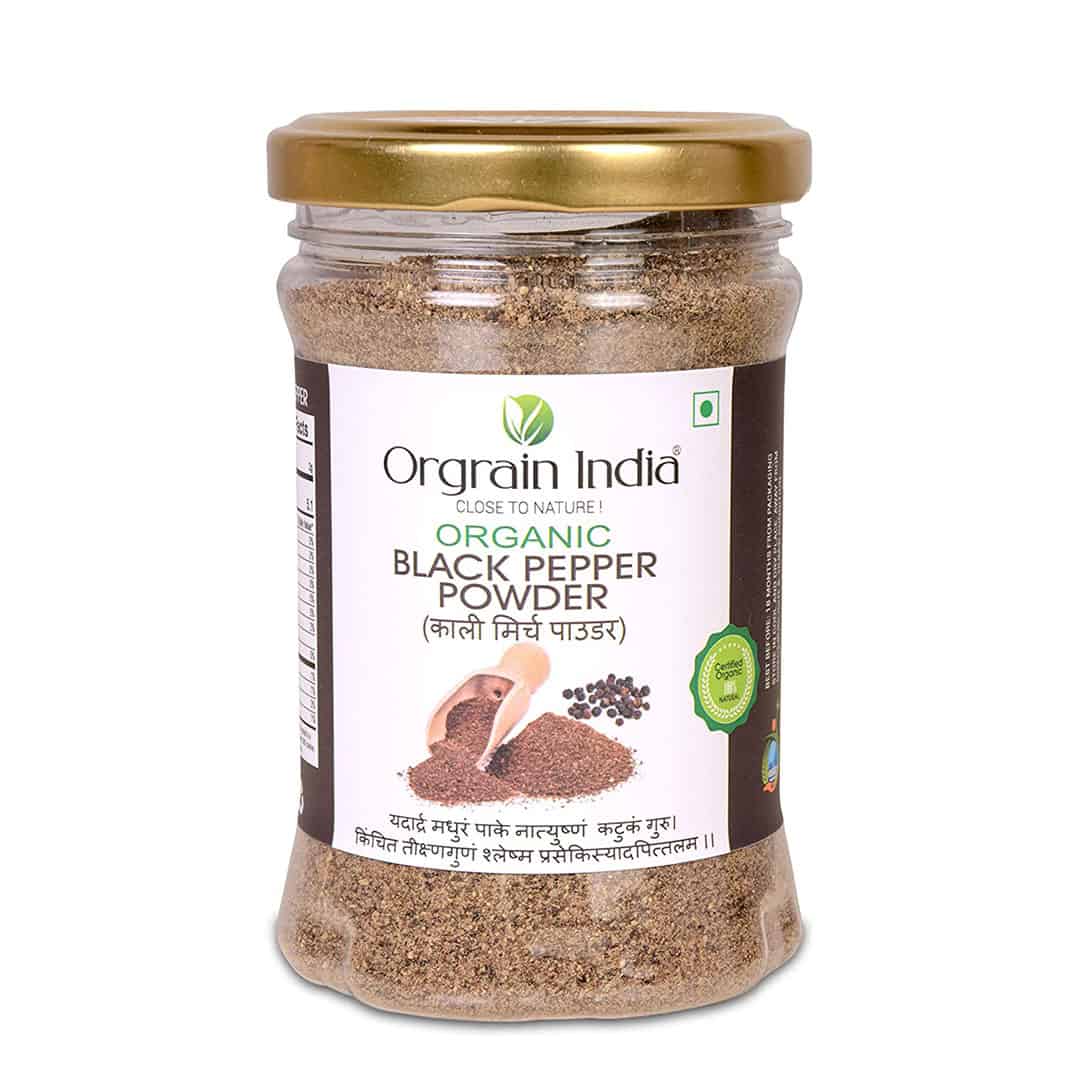 Organic Black Pepper (Kali Mirch) Powder 150g