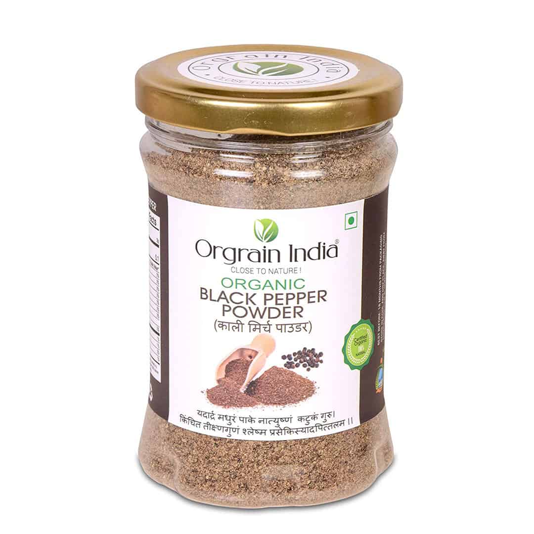 Organic Black Pepper (Kali Mirch) Powder 150g