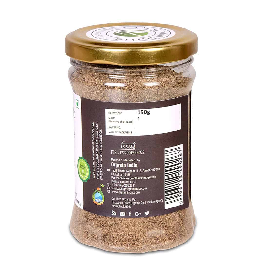 Organic Black Pepper (Kali Mirch) Powder 150g