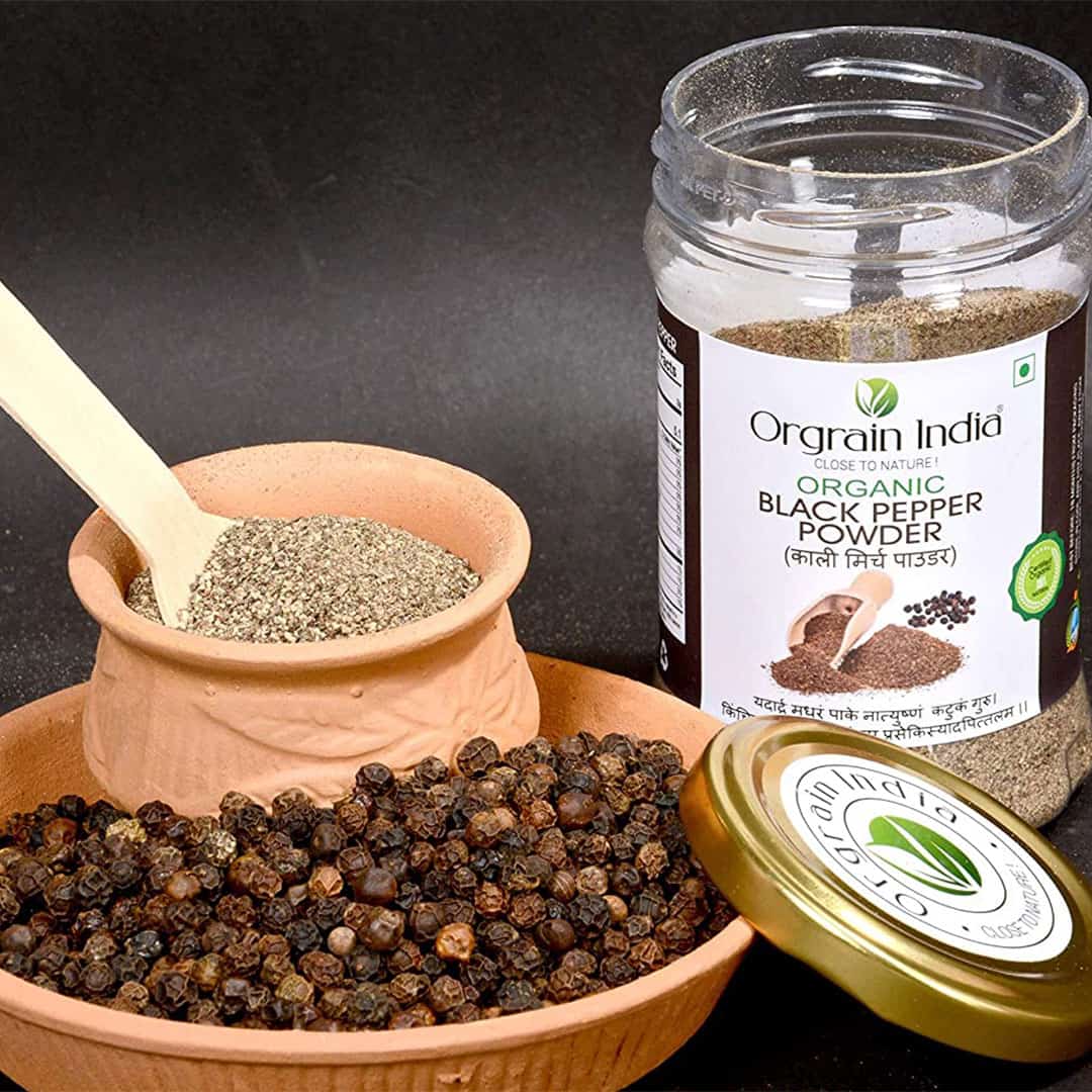Organic Black Pepper (Kali Mirch) Powder 150g