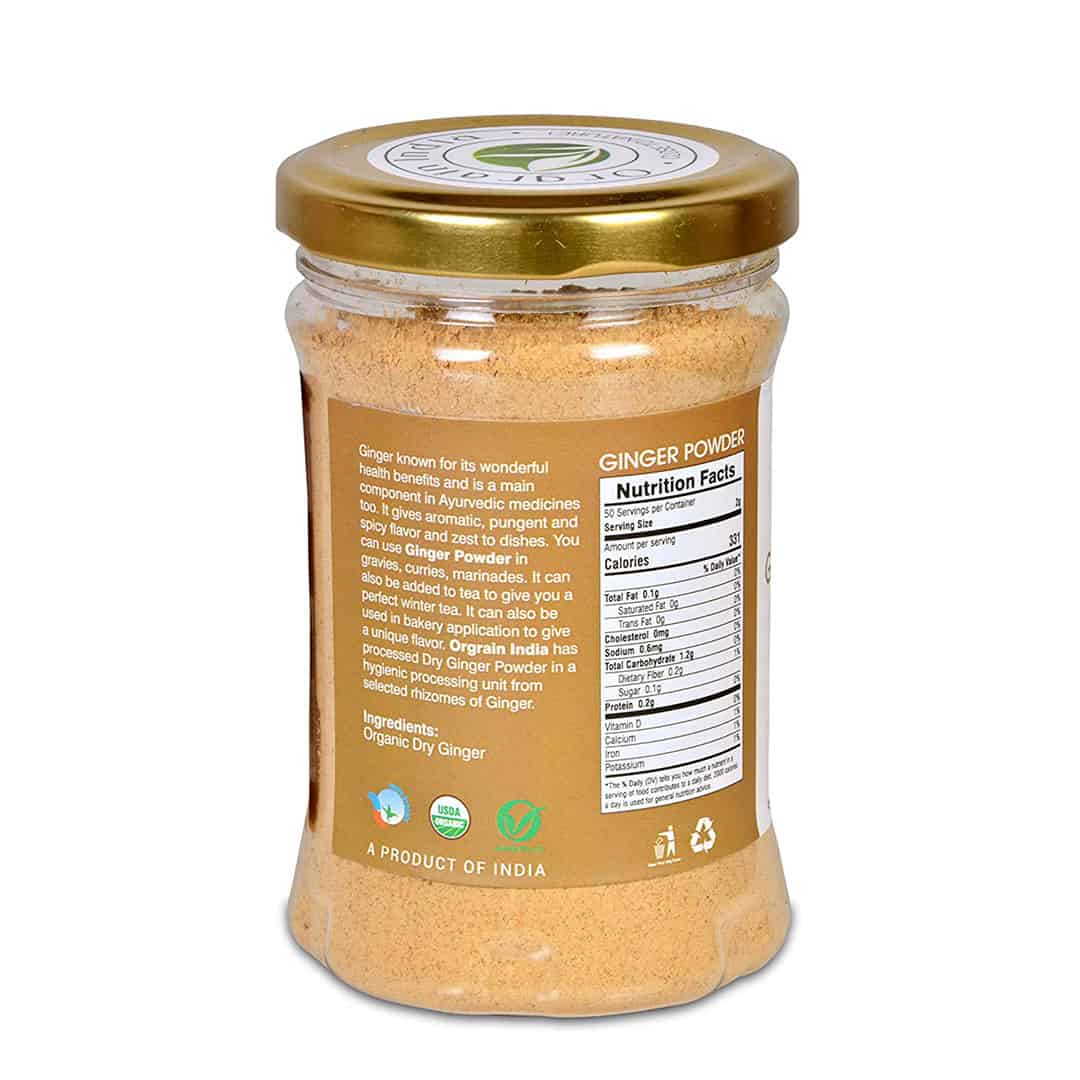 Organic Ginger Root (Sonth) Powder 100g