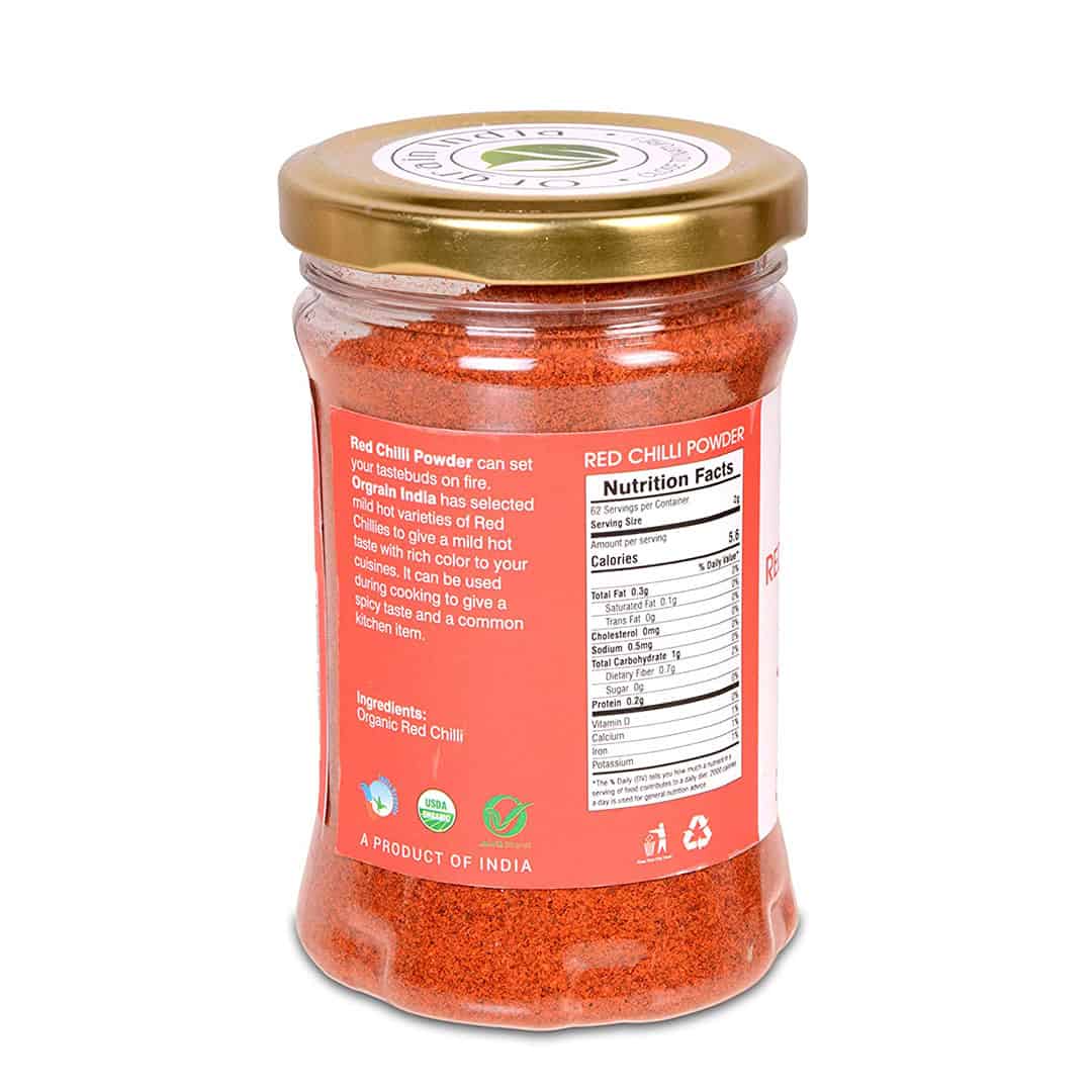 Organic Red Chilli Powder 125g