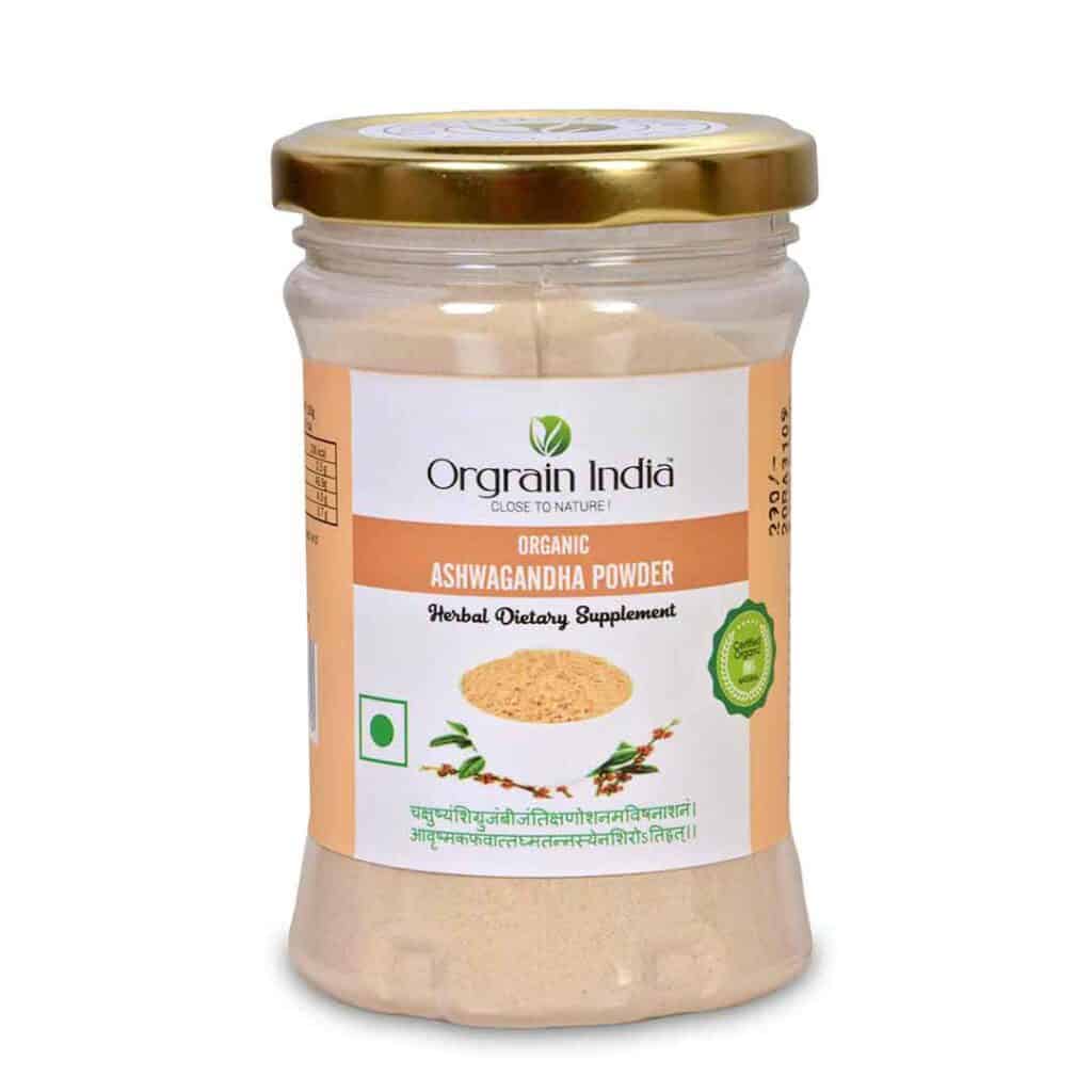 Organic Ashwagandha Powder 100 gms Healthy Ayurveda