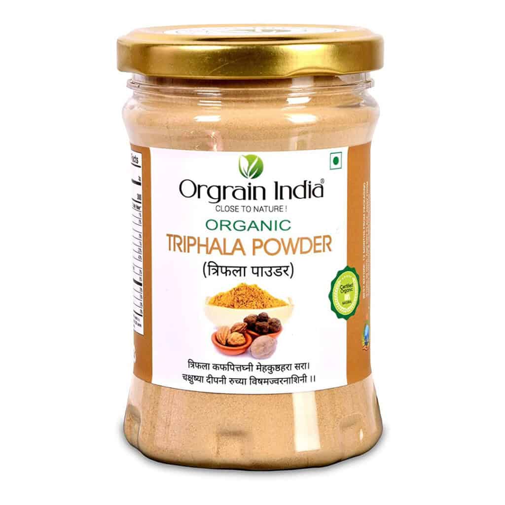 Best Organic Triphala Powder Ayurveda India 150 g Top