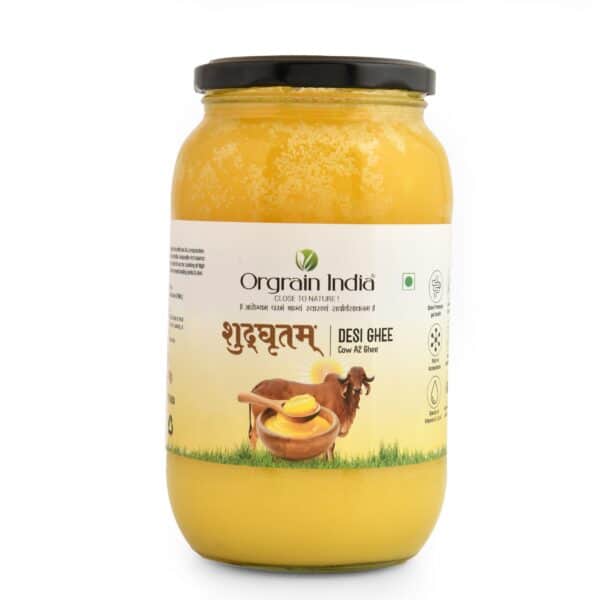 Orgrain India शुद्धघृतम् A2 Desi Cow Ghee | Traditional Bilona Method A2 Desi Cow Ghee | Pure and Healthy Desi Cow Ghee - Image 6