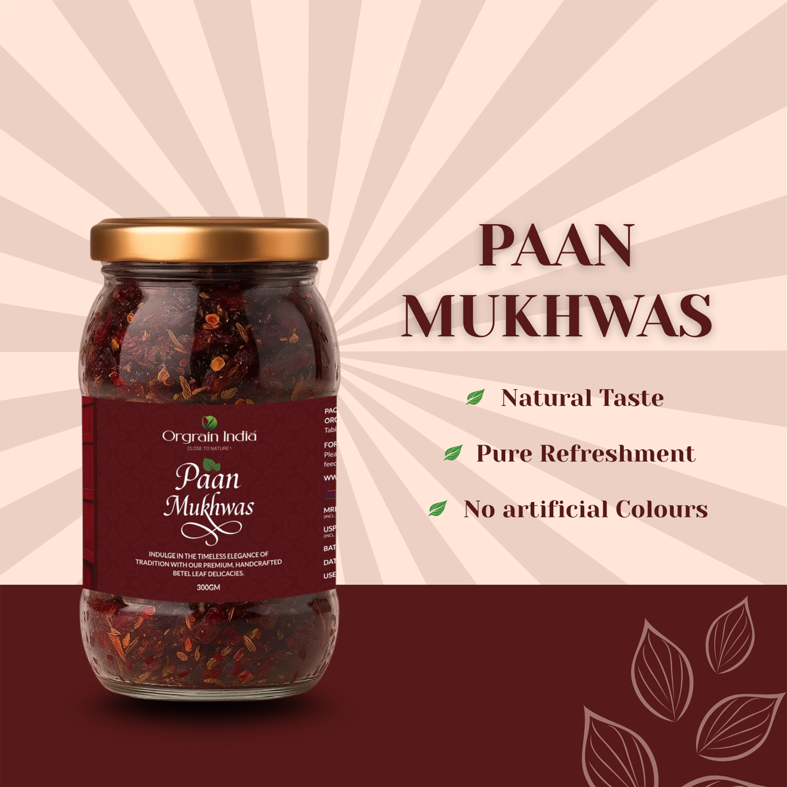 Paan Mukhwas 300g | Premium Betel Leaf Mouth Freshener | After Meal Digestive