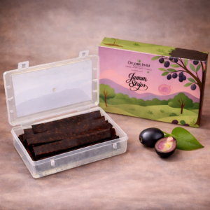 Jamun Strip 100gm | Real Jamun Pulp Based | Sugar-Free Diabetic-Friendly Fruit Strips